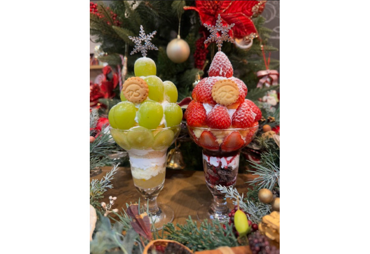 ▼【12月限定】Xmasツインパフェ